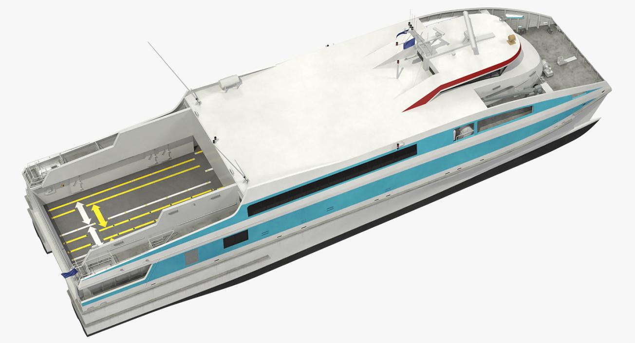 3D model Ferry Catamaran