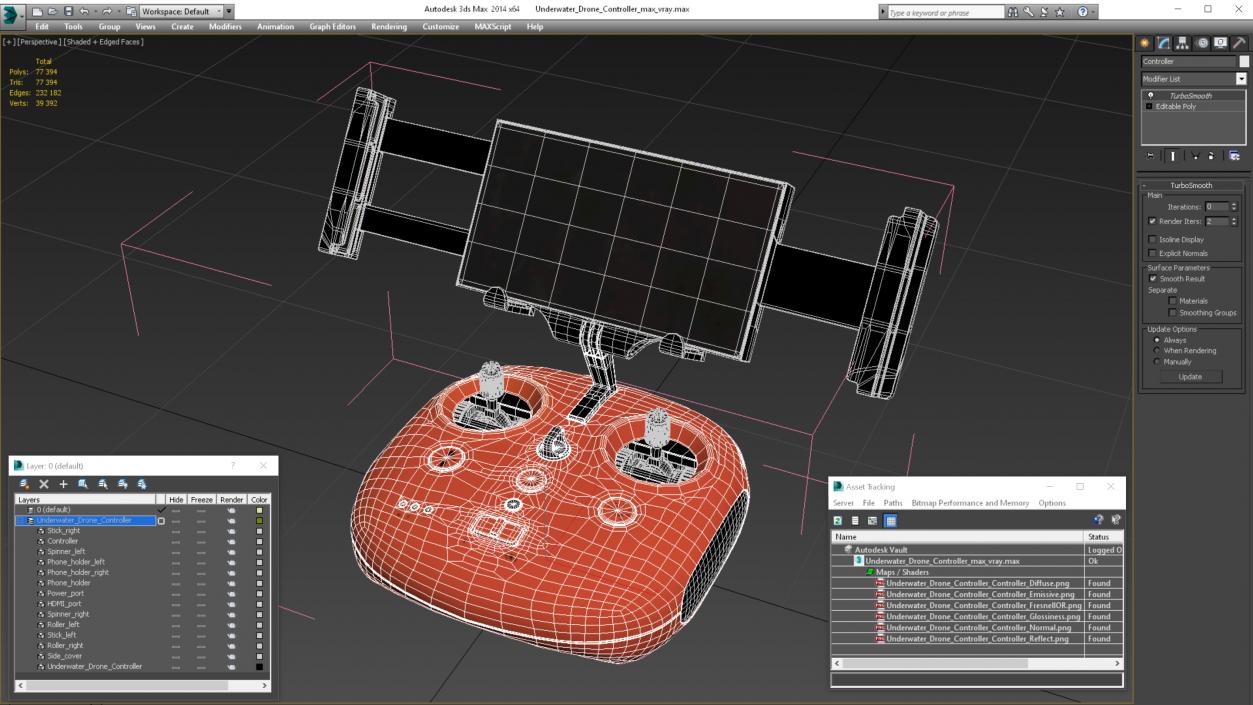 Underwater Drone Controller 3D