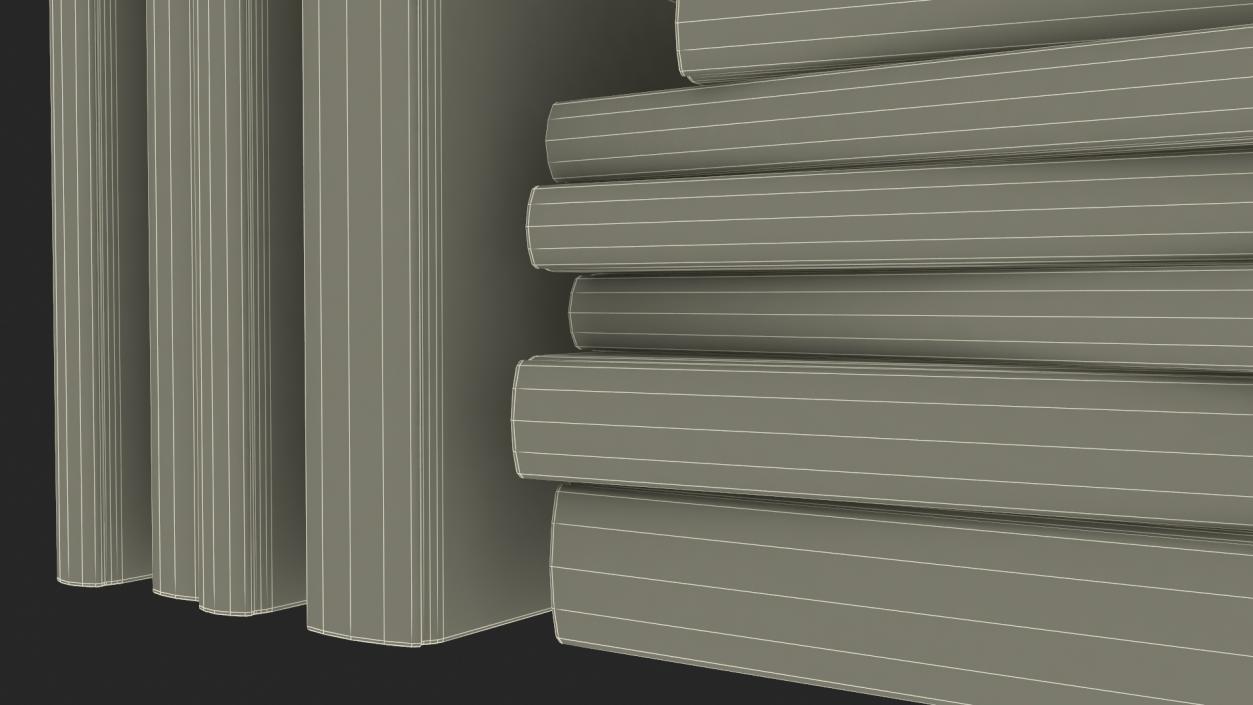 3D Pile of Books model