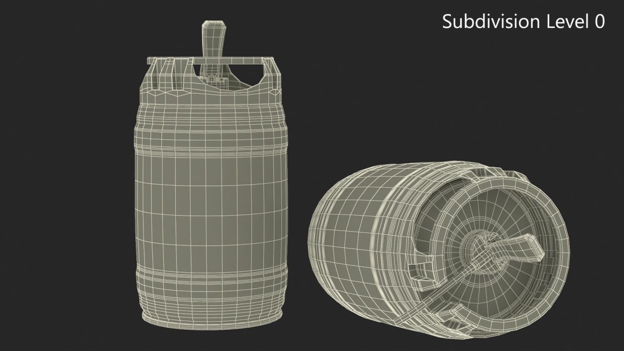 3D model Heiniken Beer 5 Liter Barrel 2