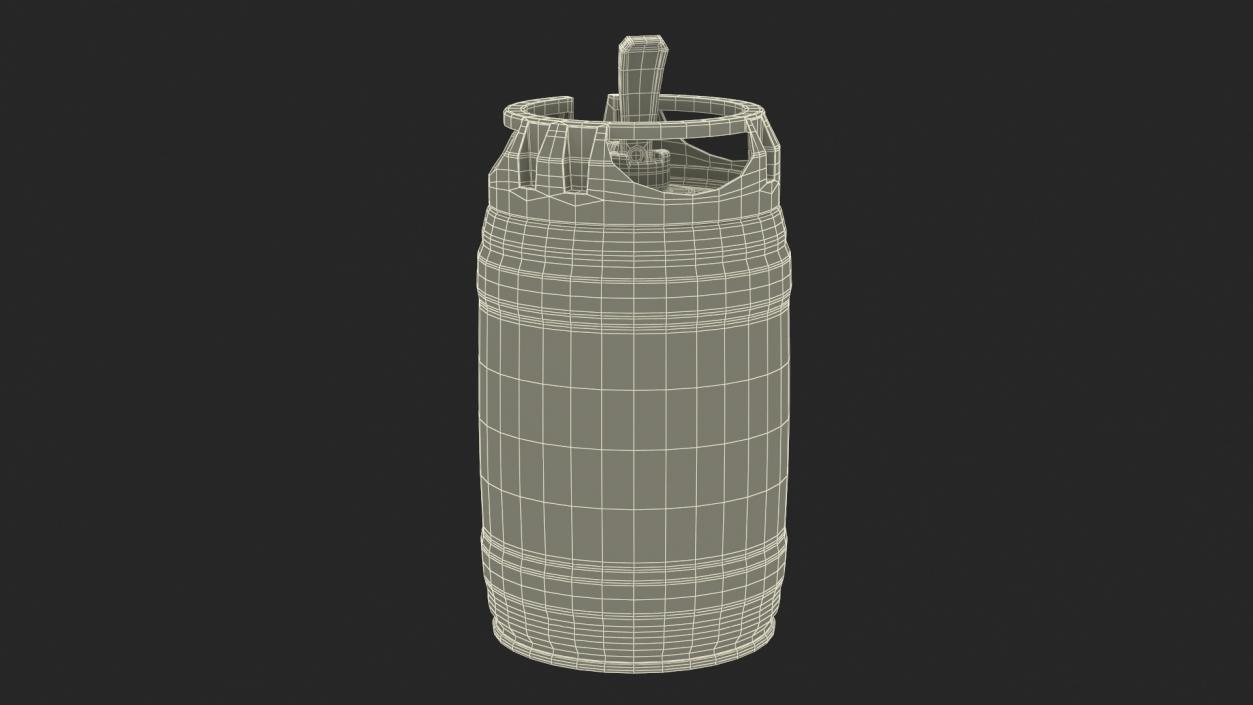 3D model Heiniken Beer 5 Liter Barrel 2