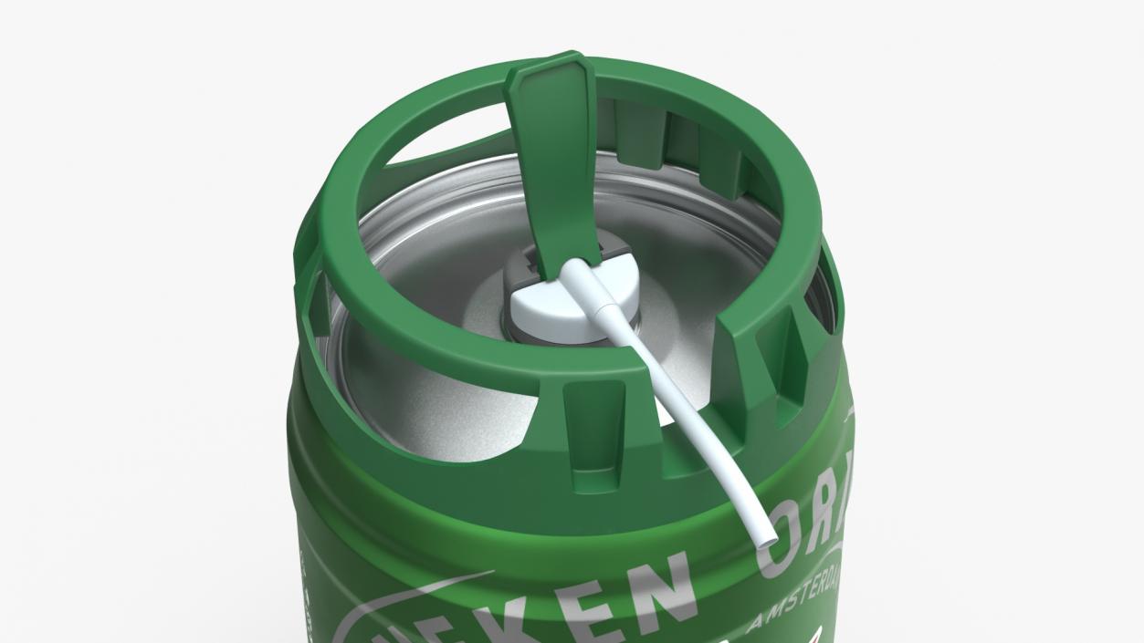 3D model Heiniken Beer 5 Liter Barrel 2