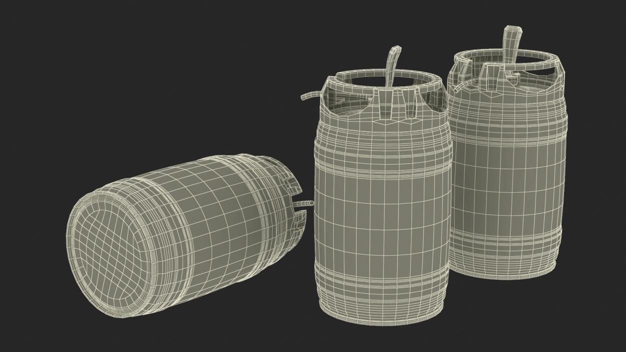 3D model Heiniken Beer 5 Liter Barrel 2