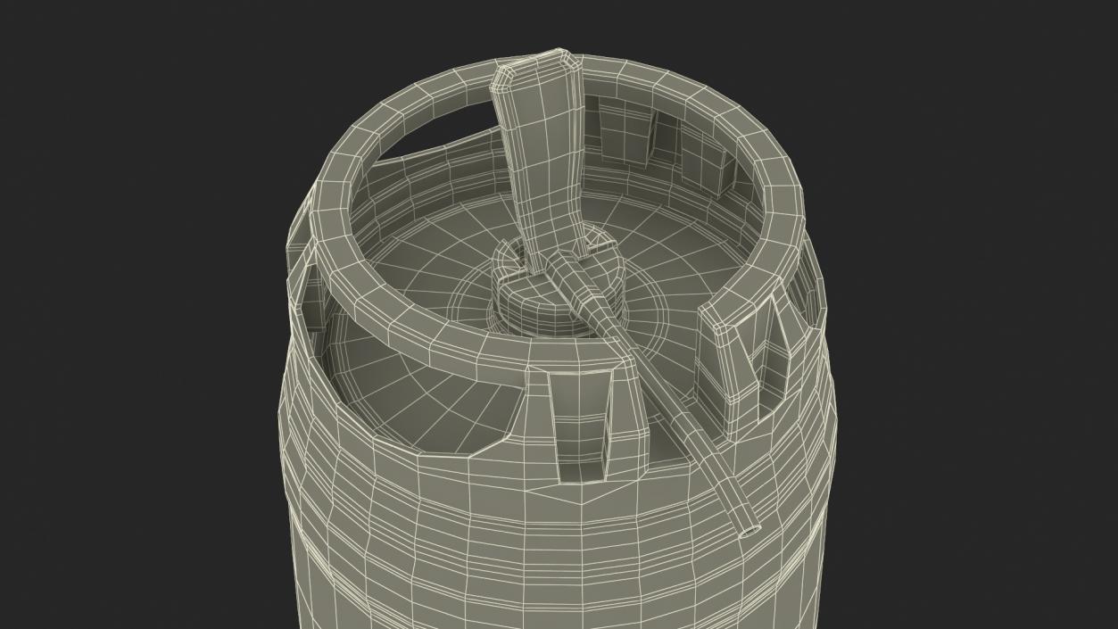 3D model Heiniken Beer 5 Liter Barrel 2