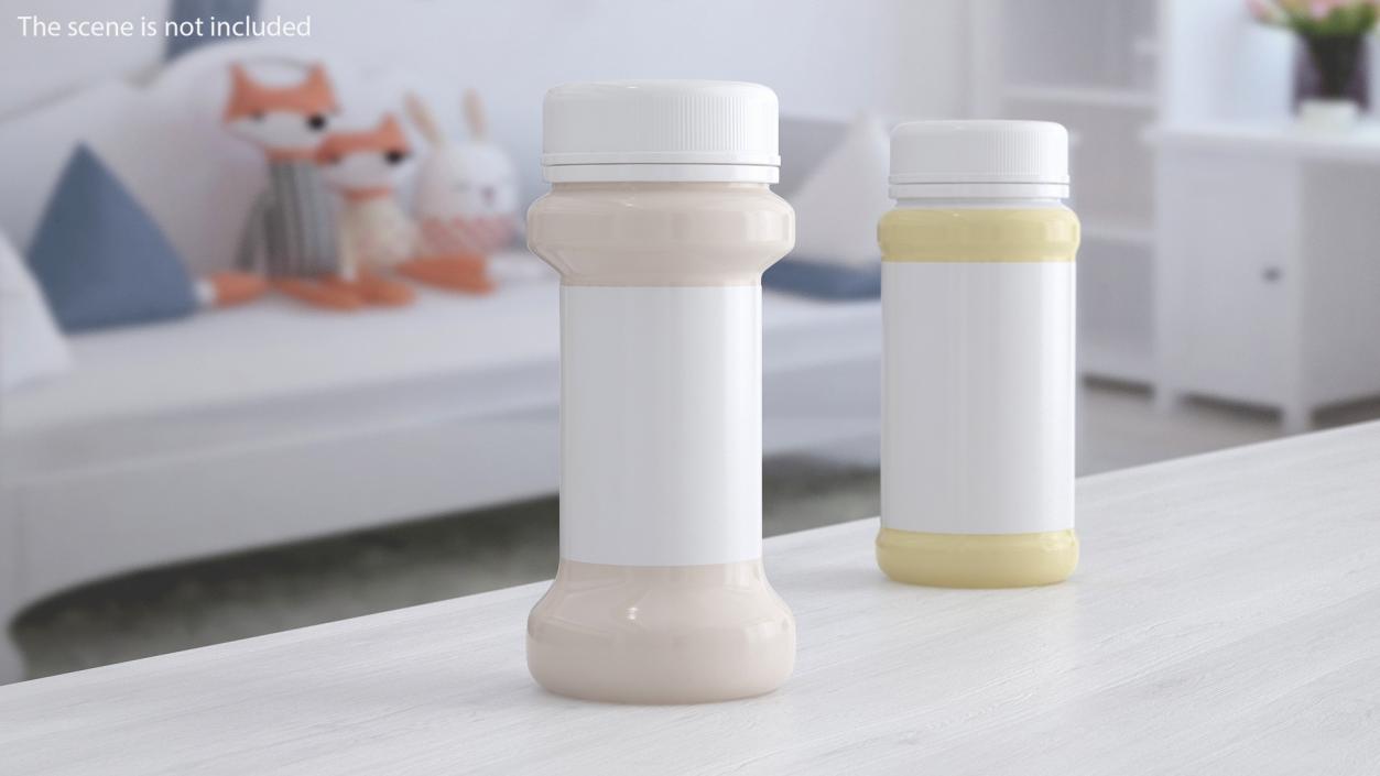 3D Baby Food Containers Collection