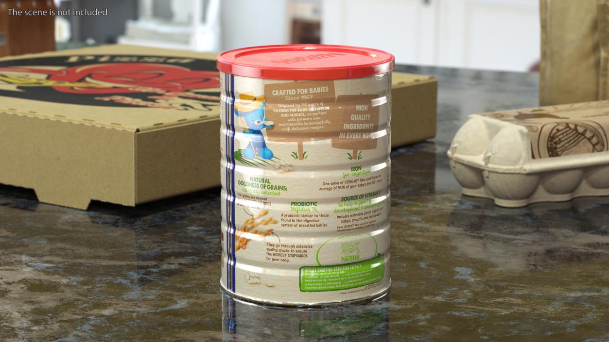 3D Baby Food Containers Collection