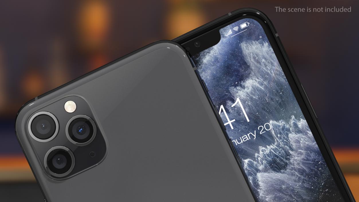 3D model Apple iPhone 11 Pro Space Grey