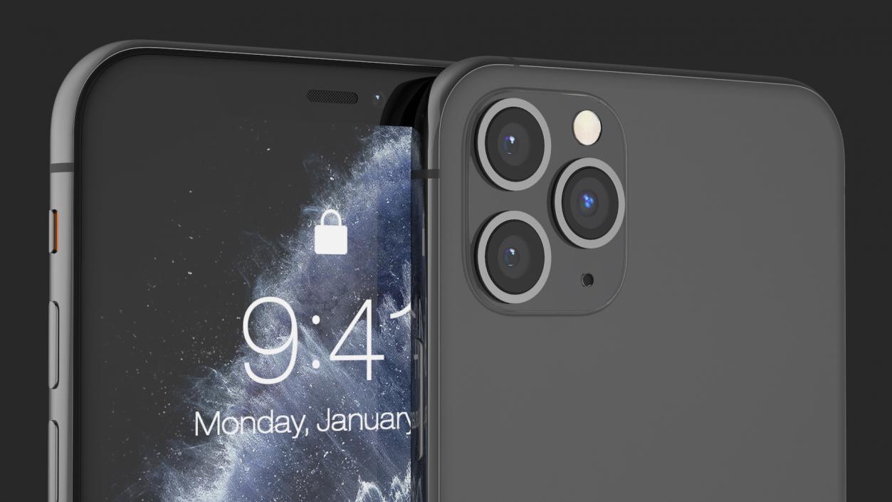 3D model Apple iPhone 11 Pro Space Grey