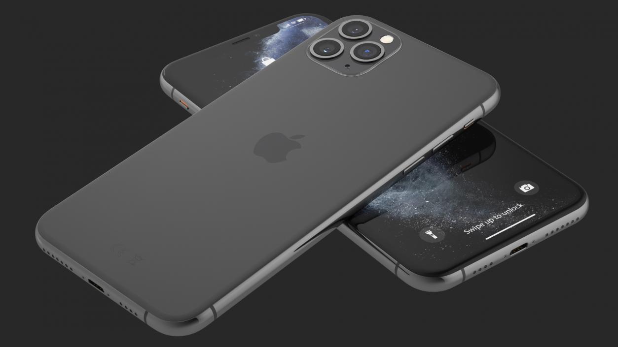 3D model Apple iPhone 11 Pro Space Grey