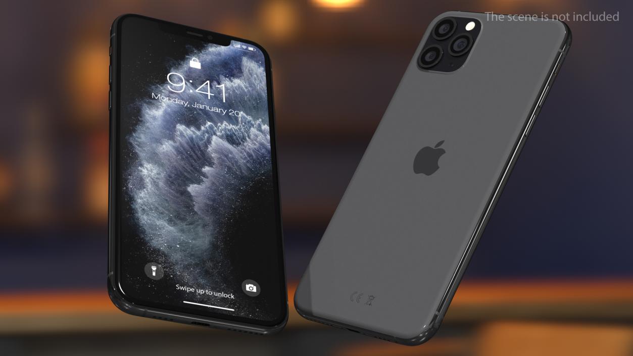 3D model Apple iPhone 11 Pro Space Grey