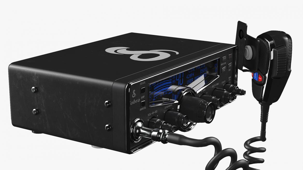 Cobra CB Radio 3D model