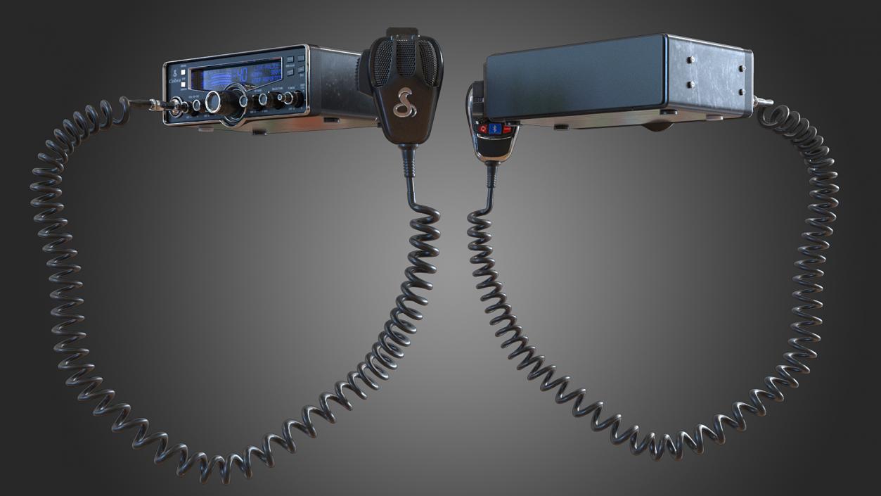 Cobra CB Radio 3D model