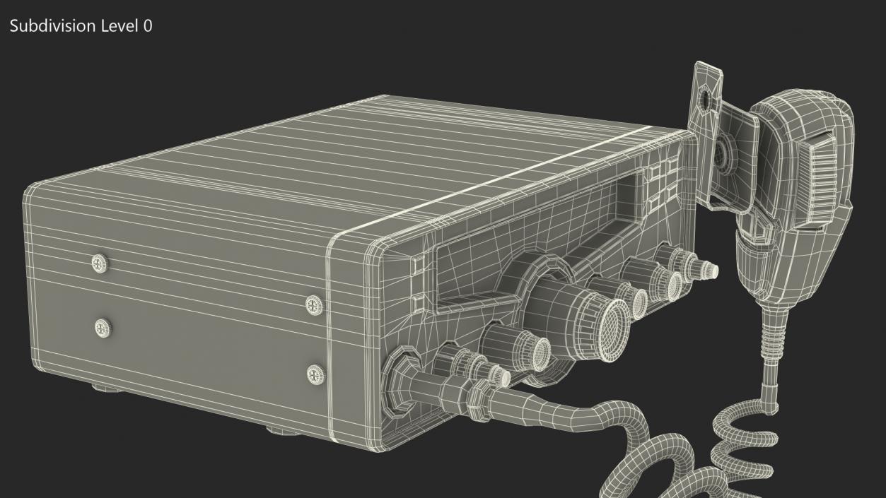 Cobra CB Radio 3D model