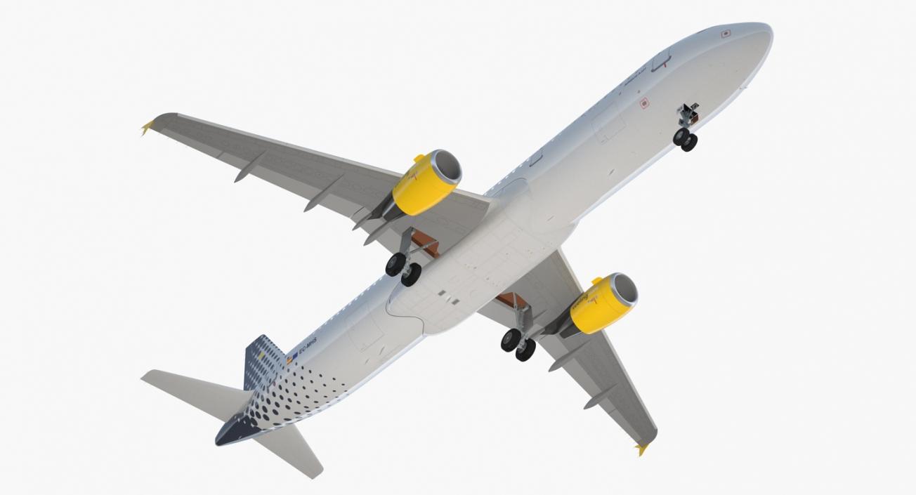 3D Airbus A321 Vueling Airlines model