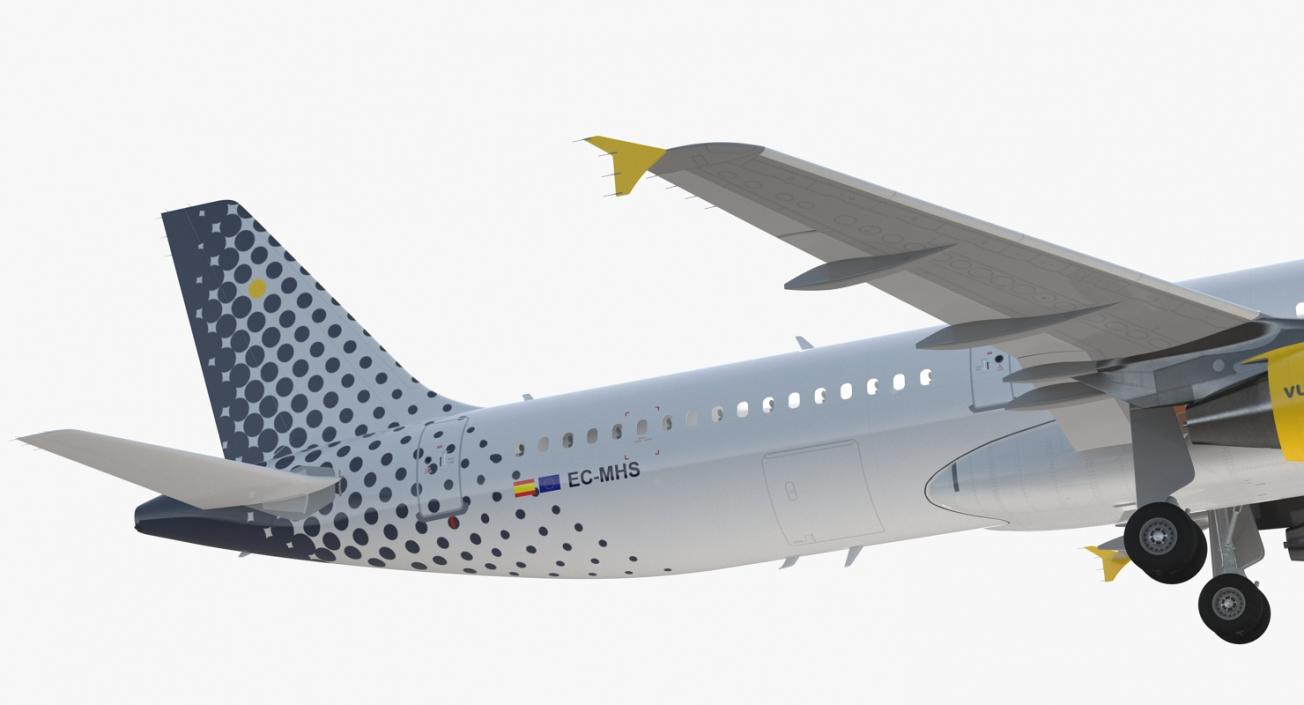 3D Airbus A321 Vueling Airlines model