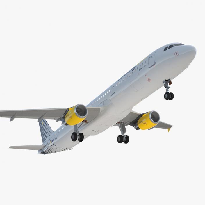 3D Airbus A321 Vueling Airlines model