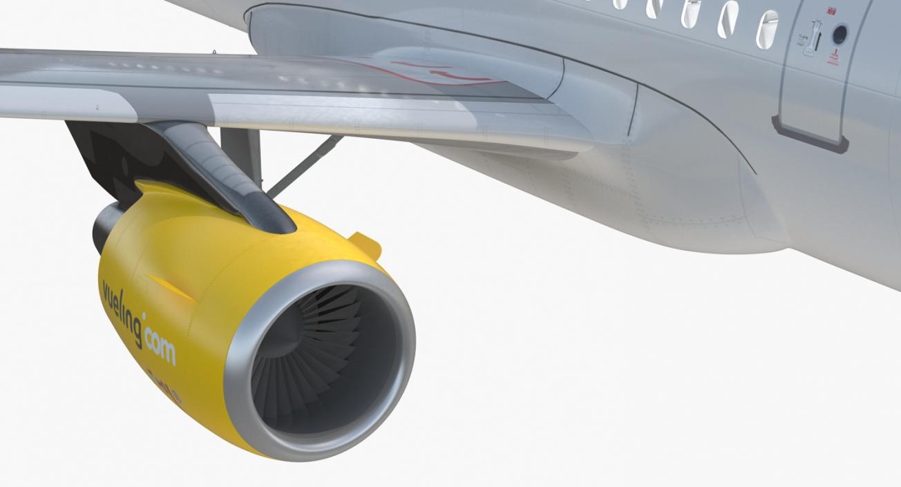 3D Airbus A321 Vueling Airlines model