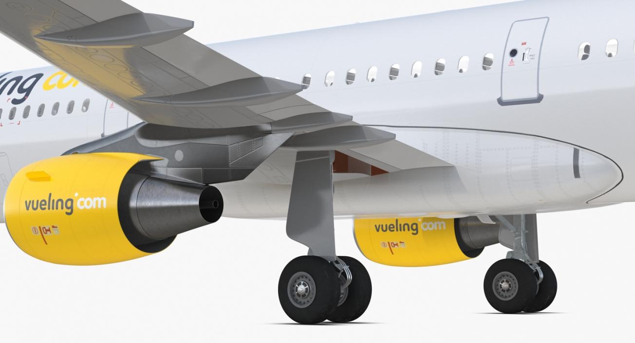 3D Airbus A321 Vueling Airlines model