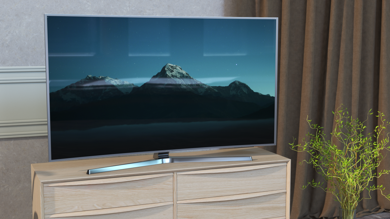 3D Samsung SUHD 4K Television