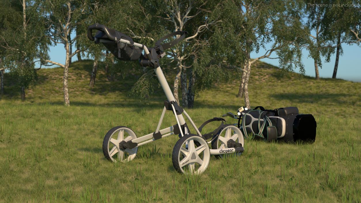 3D Clicgear Model 4 0 Golf Push Cart model