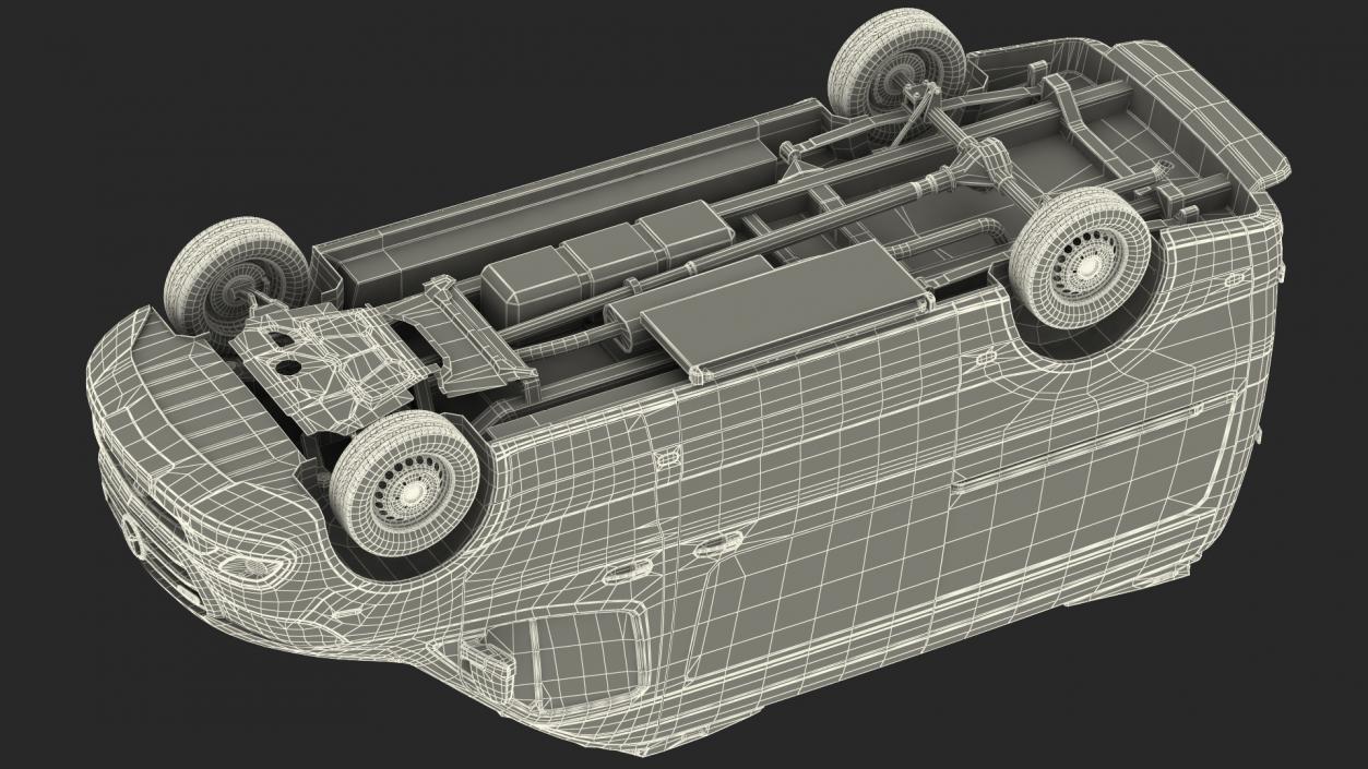 Mercedes Benz Sprinter Paramedic Ambulance Rigged 3D model