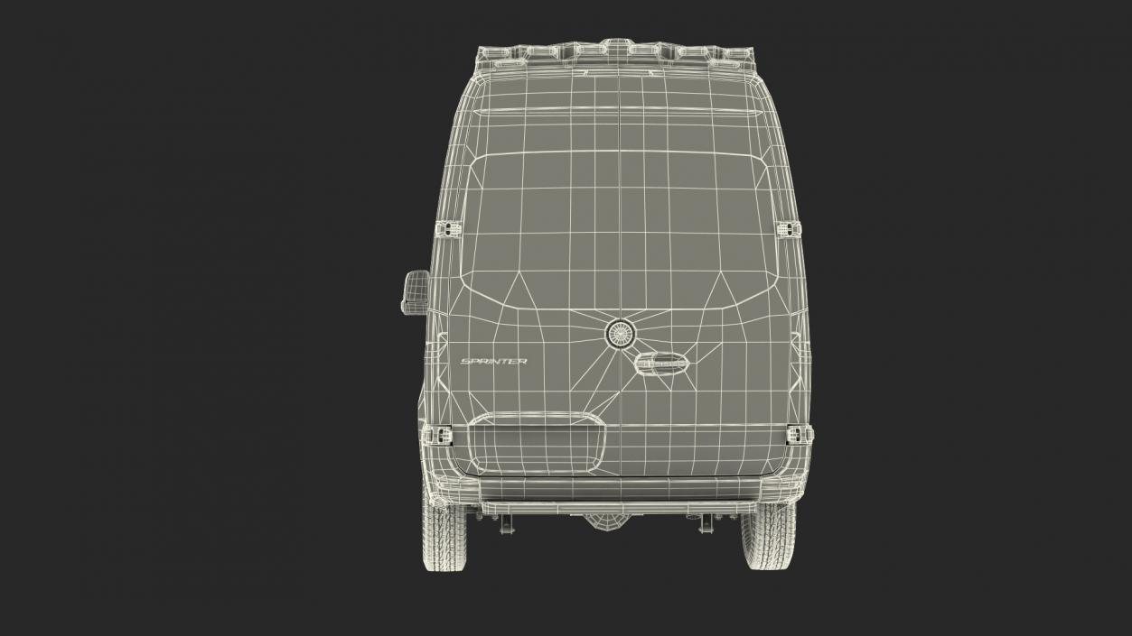 Mercedes Benz Sprinter Paramedic Ambulance Rigged 3D model