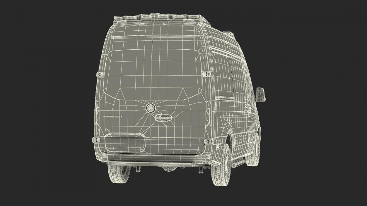 Mercedes Benz Sprinter Paramedic Ambulance Rigged 3D model