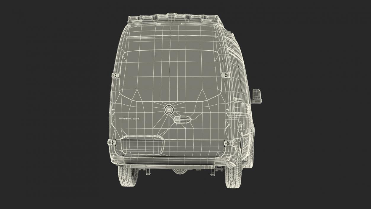 Mercedes Benz Sprinter Paramedic Ambulance Rigged 3D model