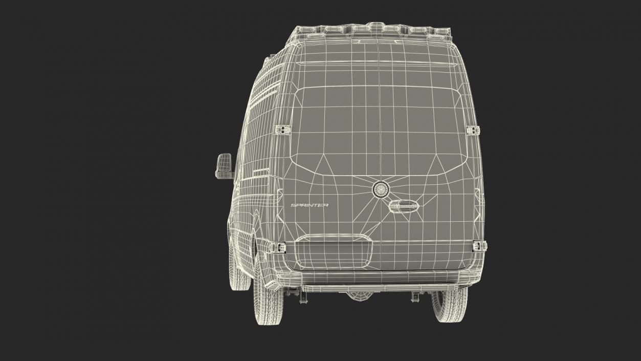 Mercedes Benz Sprinter Paramedic Ambulance Rigged 3D model