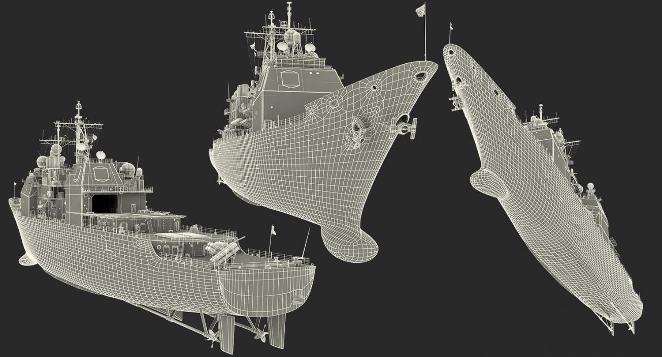 US Warships Collection 3 3D model