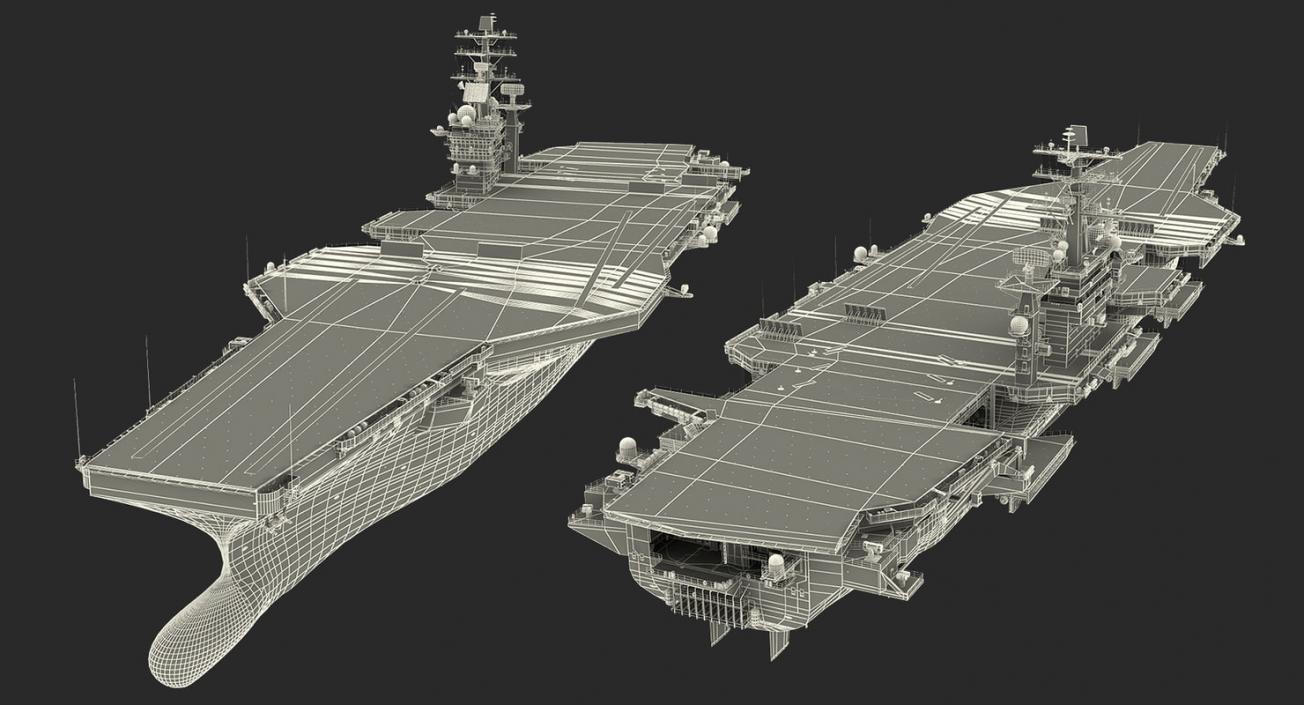 US Warships Collection 3 3D model