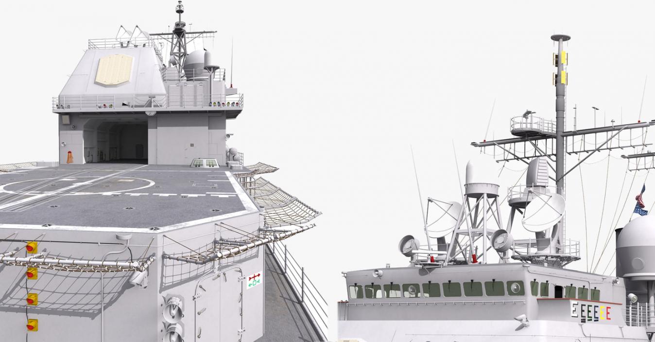 US Warships Collection 3 3D model