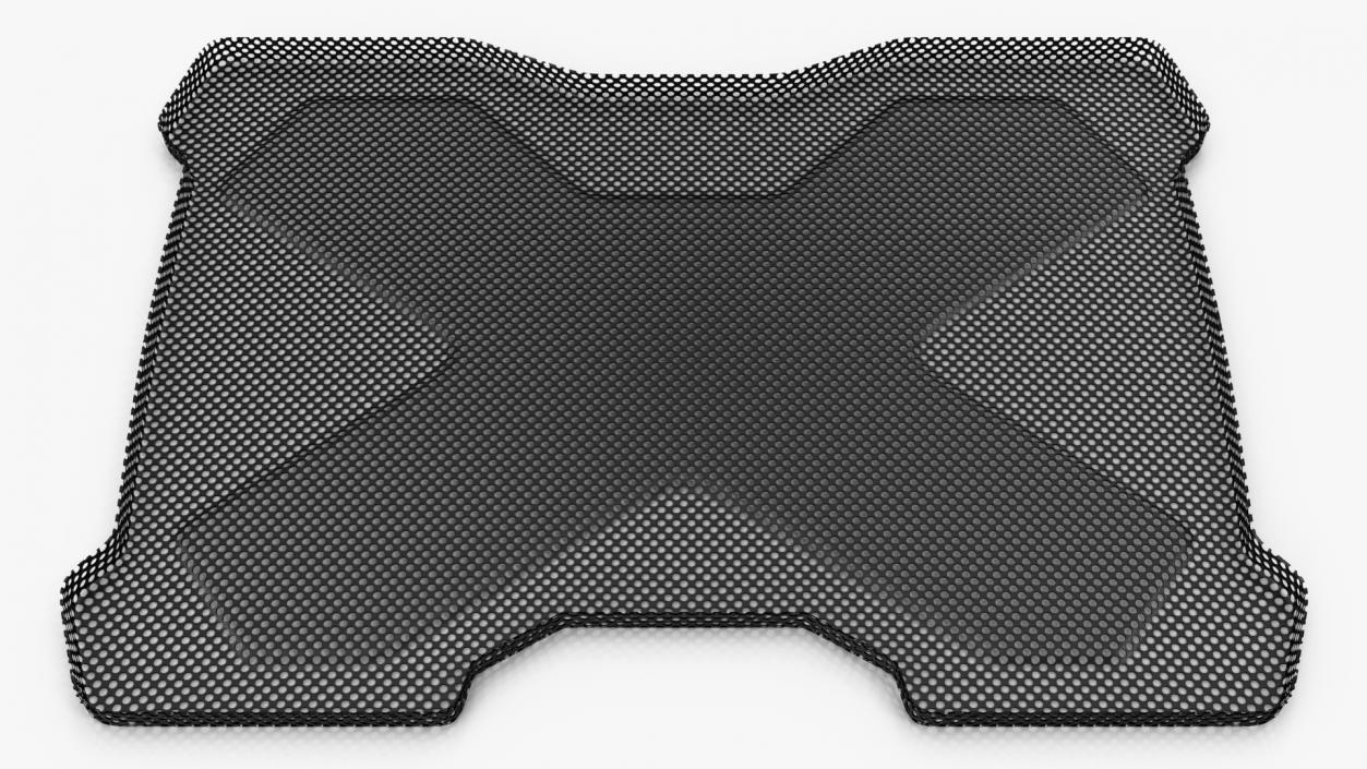 RGB Laptop Cooling Pad Off State 3D