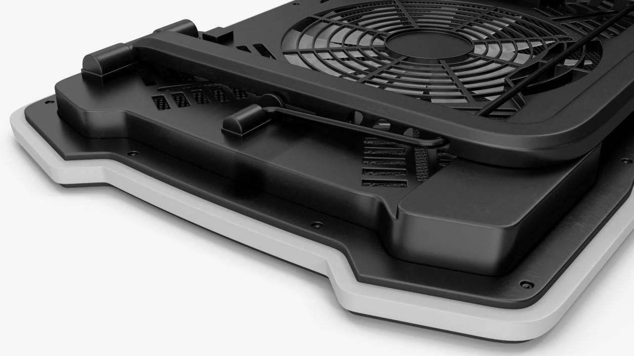 RGB Laptop Cooling Pad Off State 3D