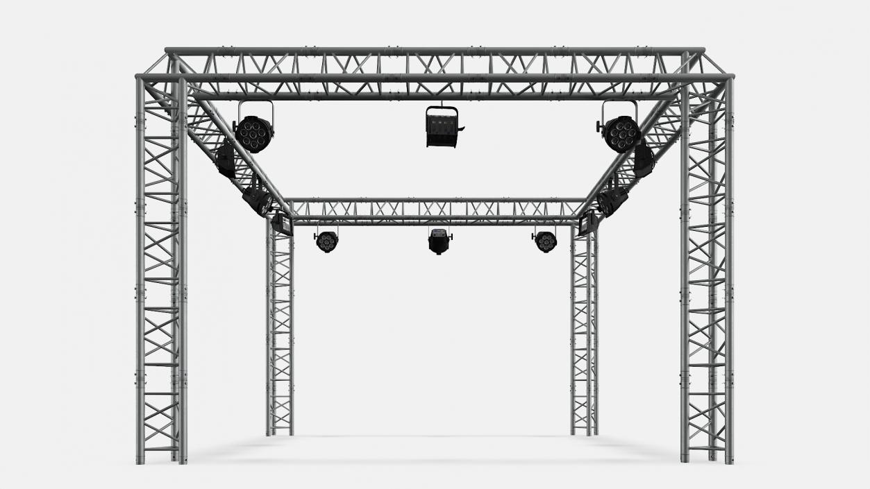 Truss Modular Lighting System 3D model