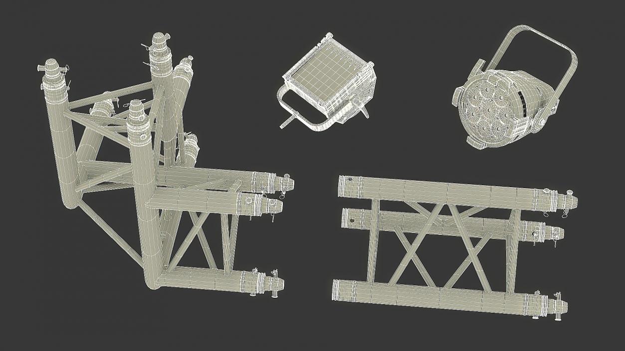 Truss Modular Lighting System 3D model