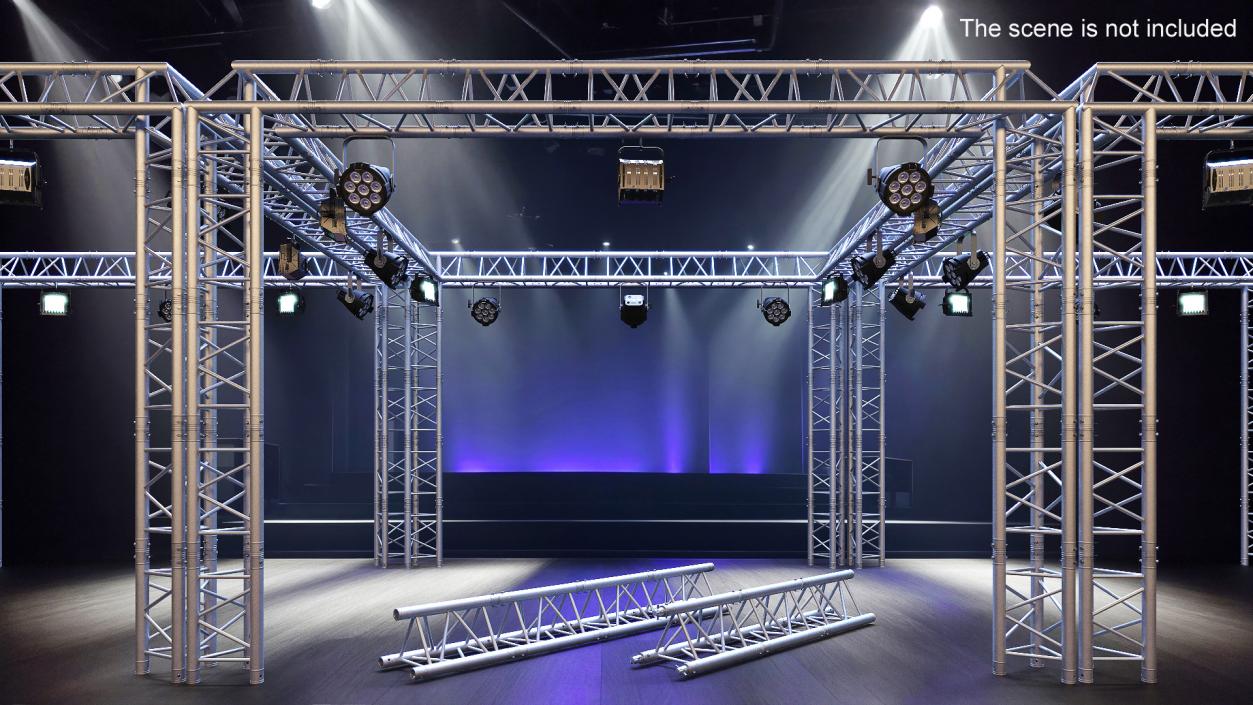 Truss Modular Lighting System 3D model