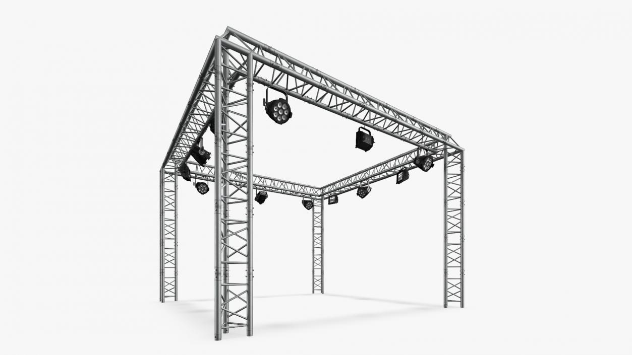 Truss Modular Lighting System 3D model