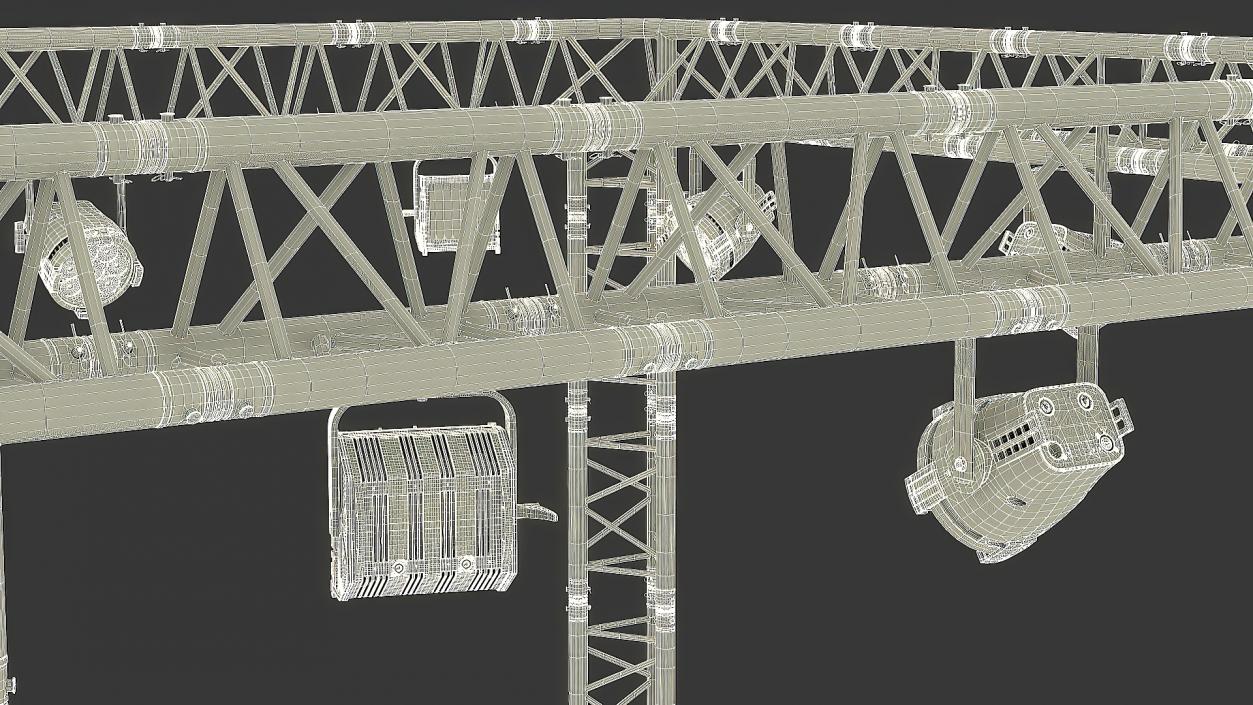 Truss Modular Lighting System 3D model