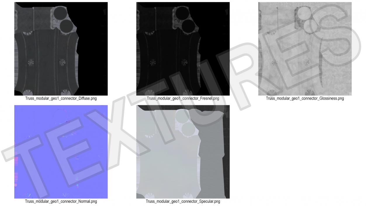 Truss Modular Lighting System 3D model