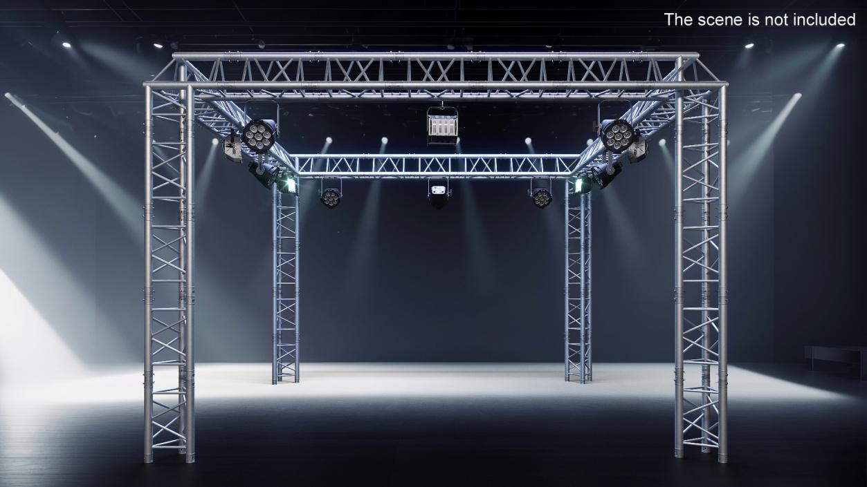 Truss Modular Lighting System 3D model