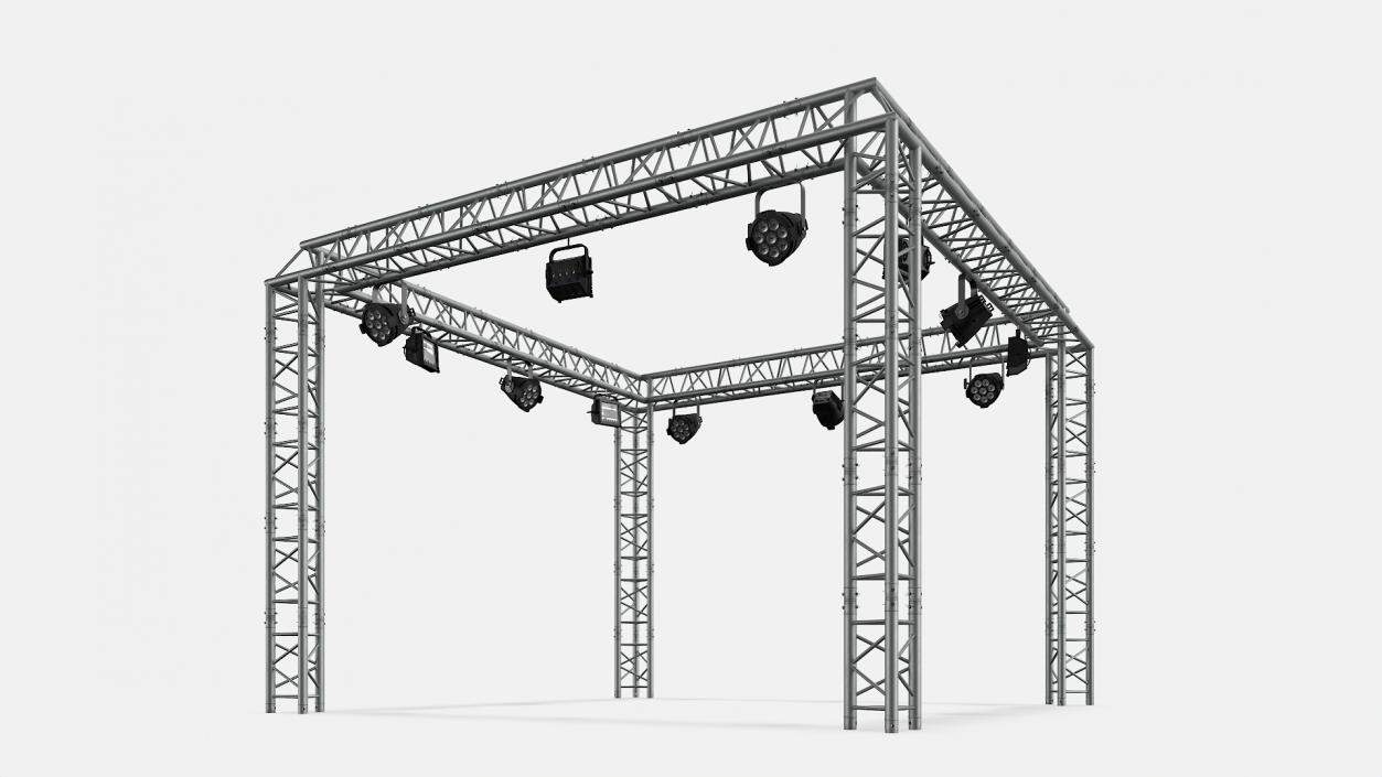 Truss Modular Lighting System 3D model