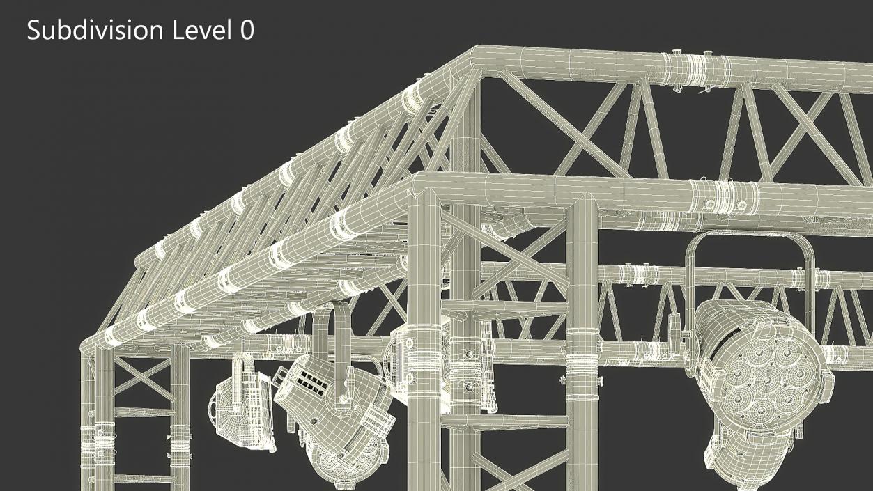 Truss Modular Lighting System 3D model