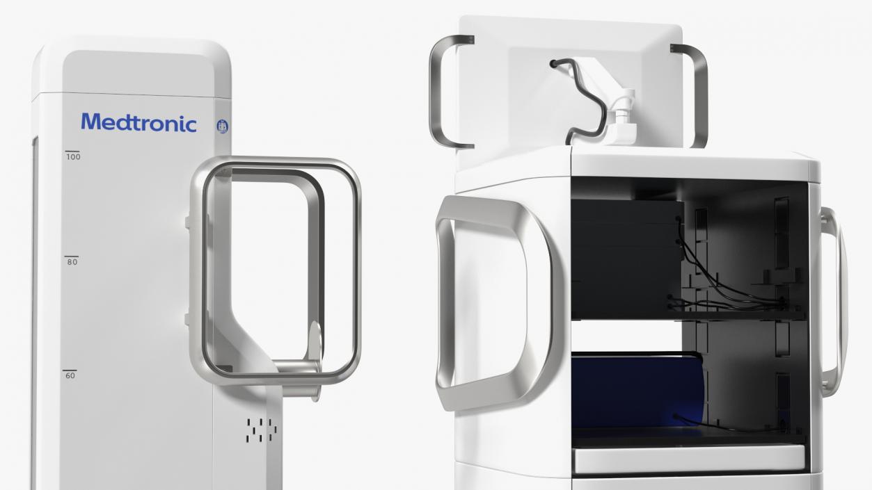 3D Soft Tissue Surgical Robot Medtronic Rigged model