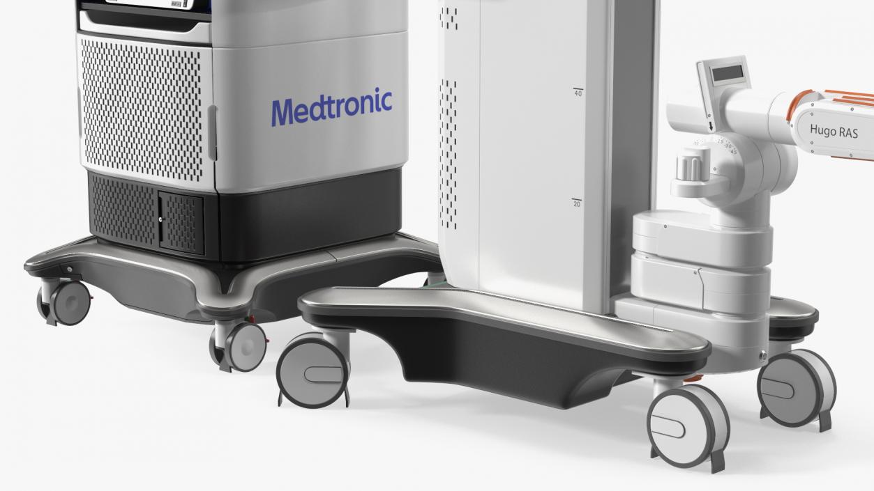 3D Soft Tissue Surgical Robot Medtronic Rigged model