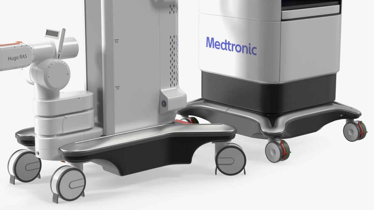 3D Soft Tissue Surgical Robot Medtronic Rigged model