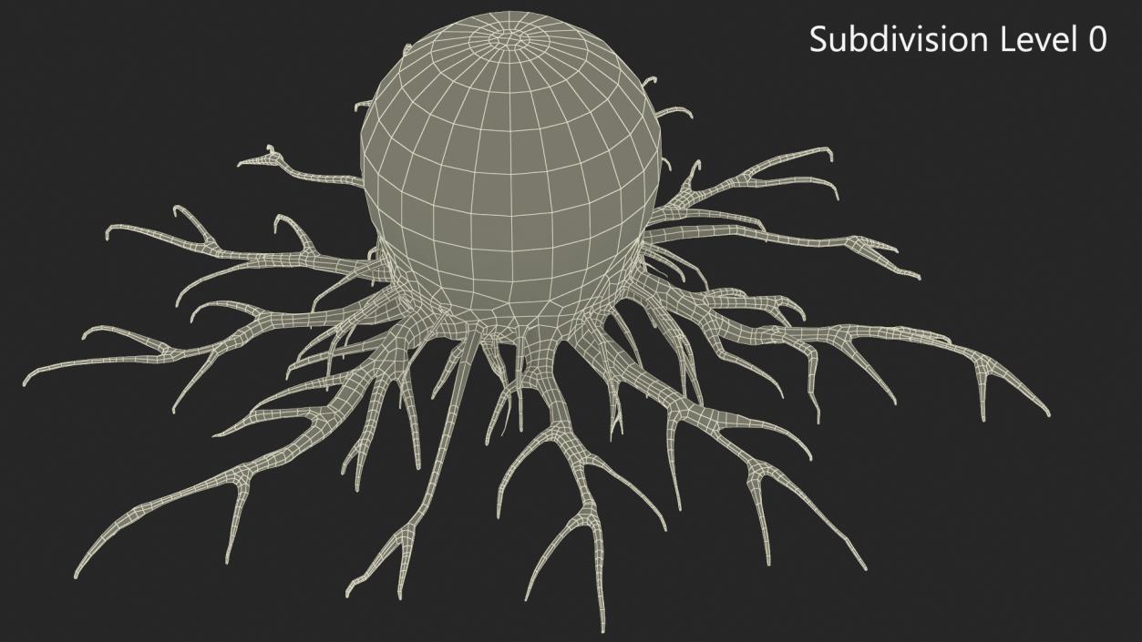 Tumor Cell Red 3D model