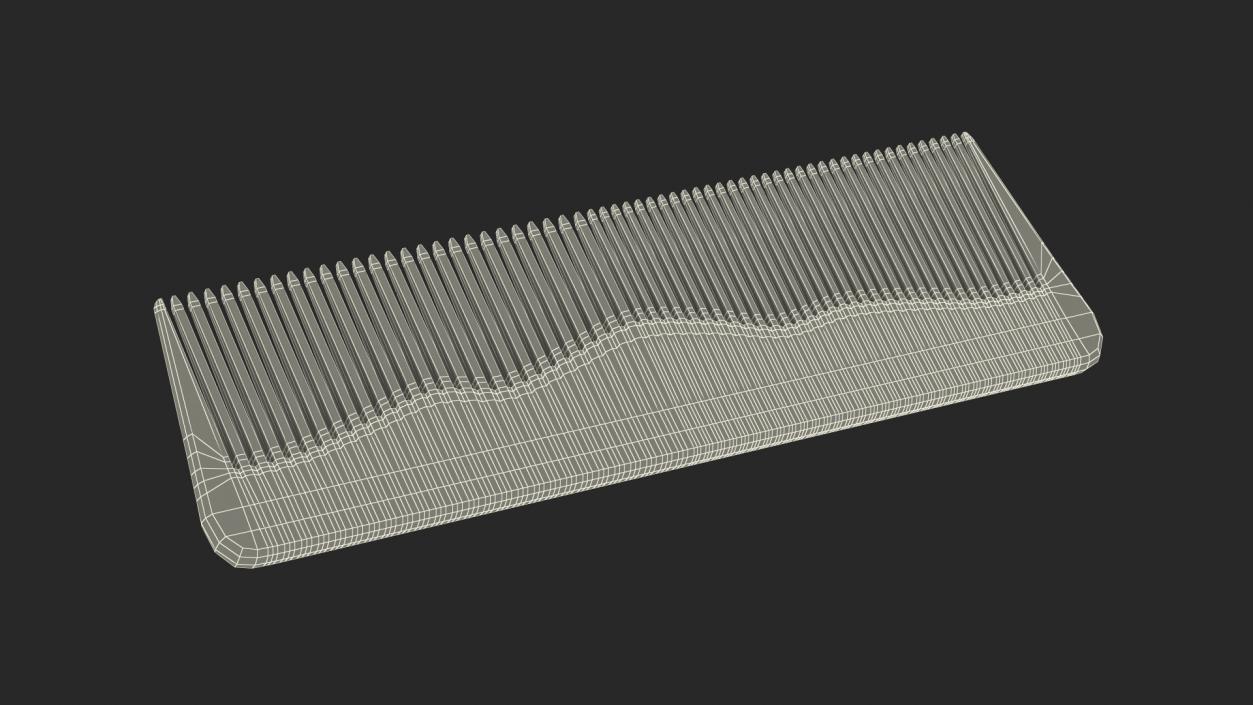 Hair Comb 3D model