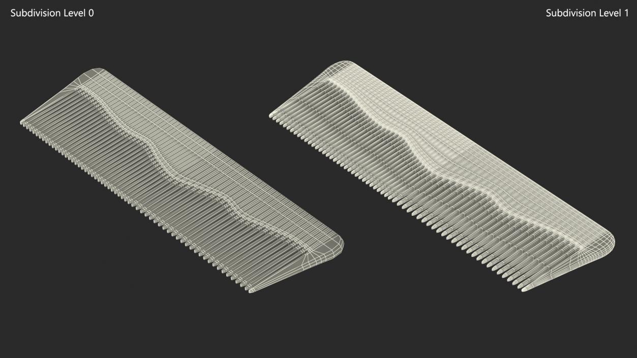 Hair Comb 3D model