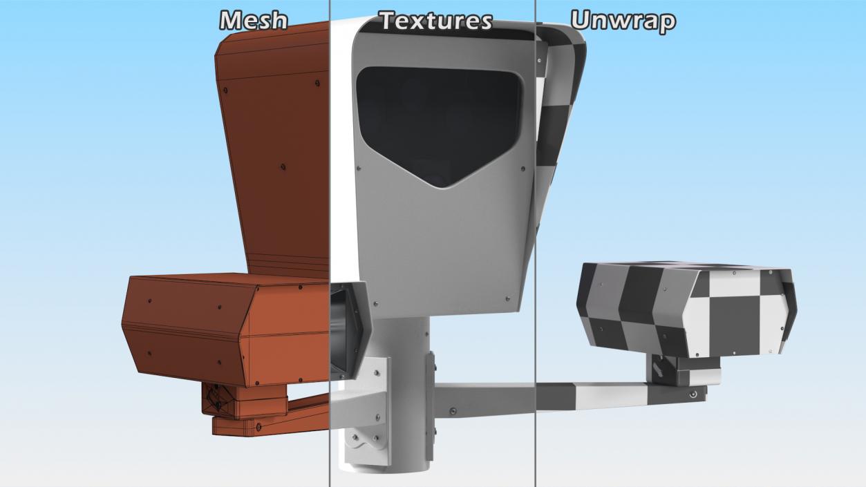 Traffic Control Red Light Camera 3D